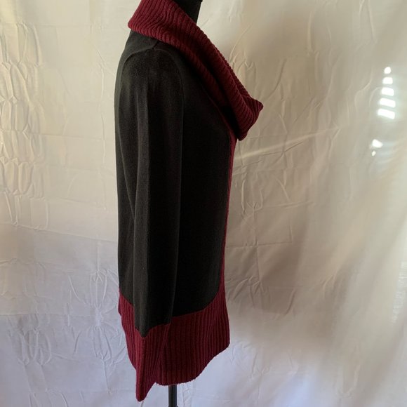 Style & Co. Women's Cowl Neck Sweater Medium Black - Picture 5 of 6